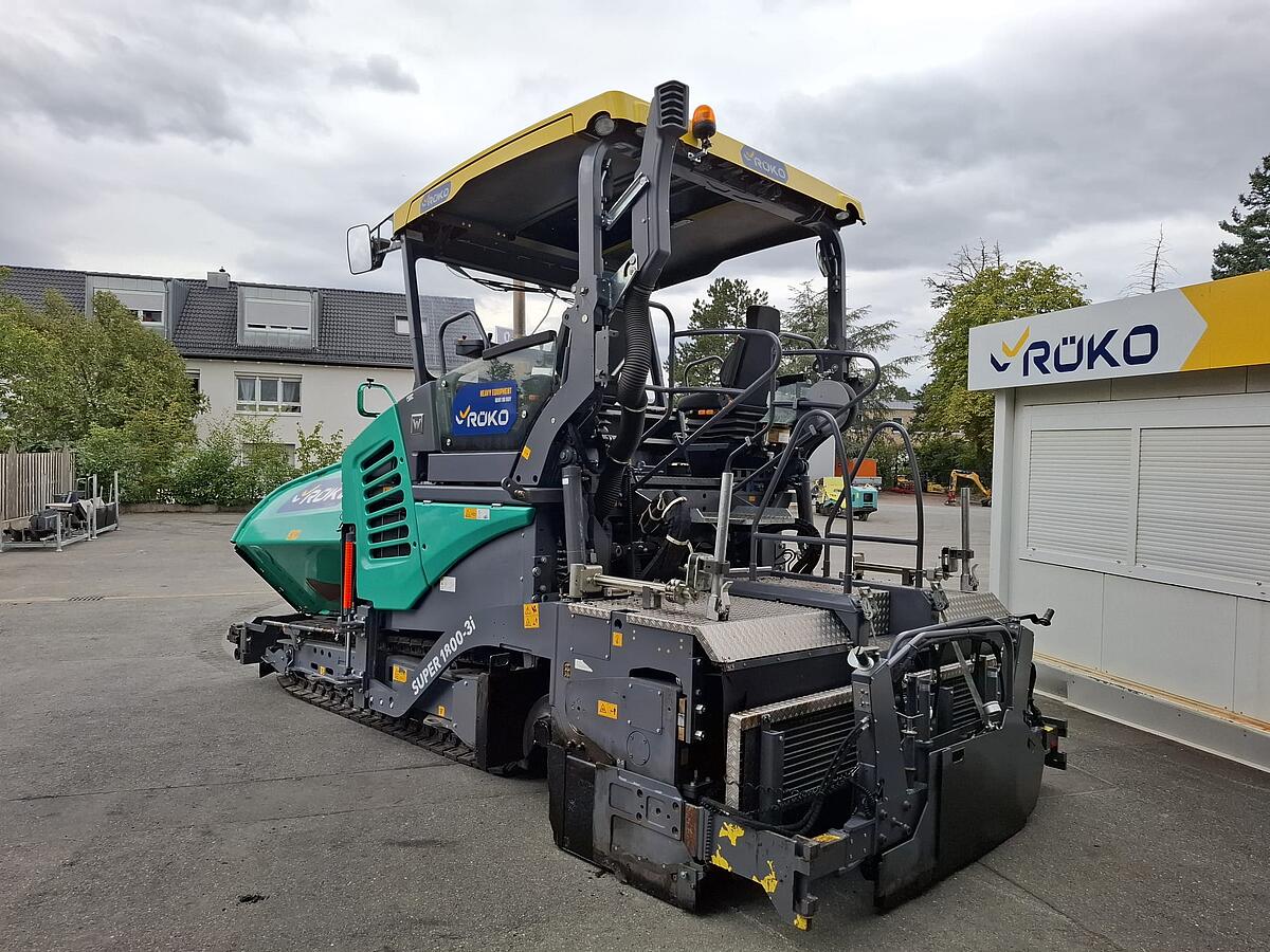 Kettenfertiger Vögele Super 1800-3i - AB 600-3 TV