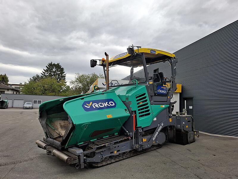 Kettenfertiger Vögele Super 1800-3i - AB 600-3 TV